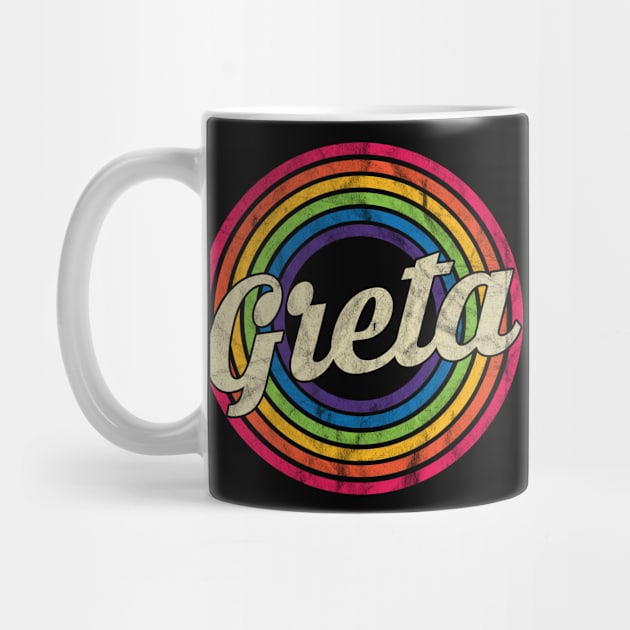 Greta - Retro Rainbow Faded-Style by MaydenArt